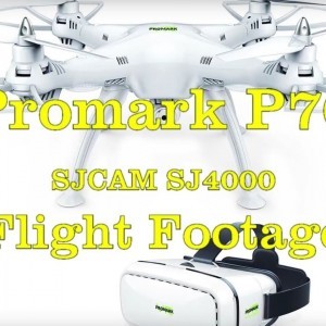 Promark P70 Drone Flight with mounted SJCAM 4000 - YouTube