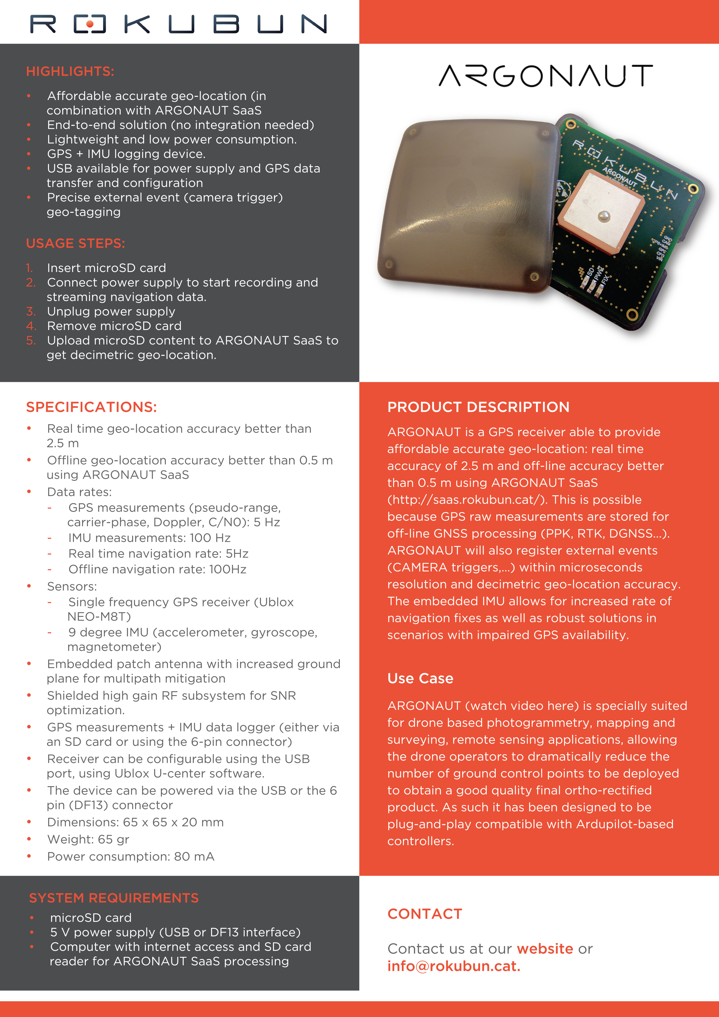 Argonaut datasheet