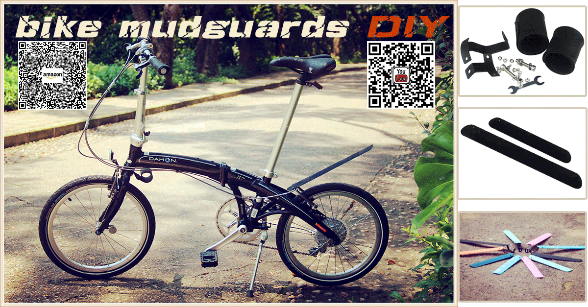 flying mudguard for motorcycle